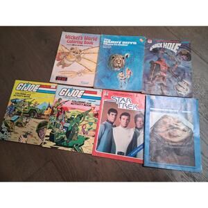Vintage coloring books